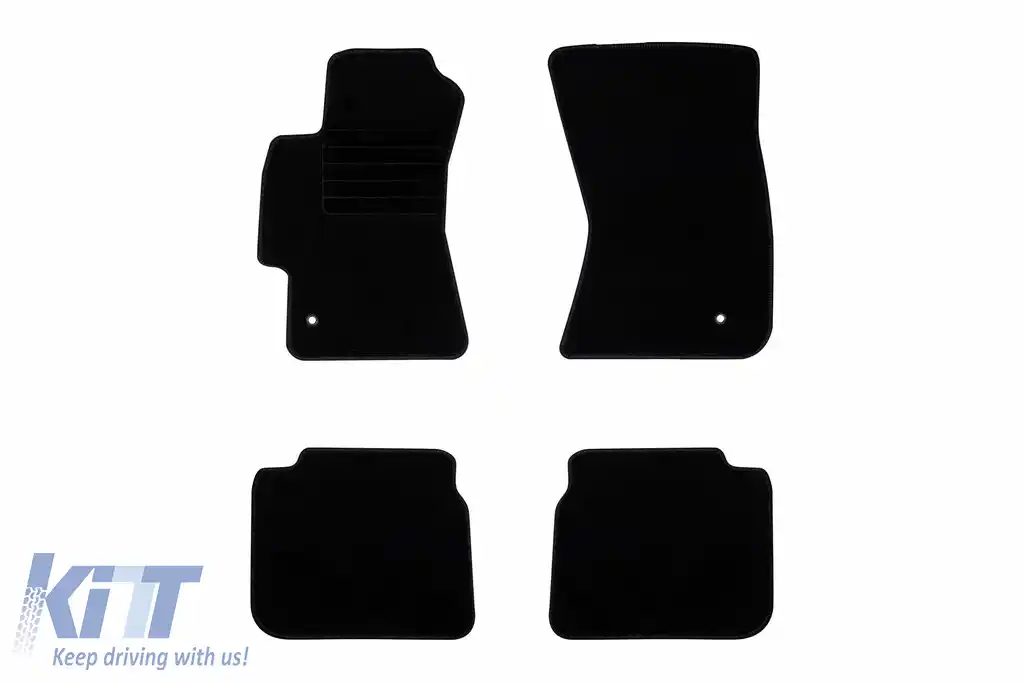 Mochete textile de la Rigum potrivite pentru Subaru Legacy 2004-2009, set de 4 bucăți, negru