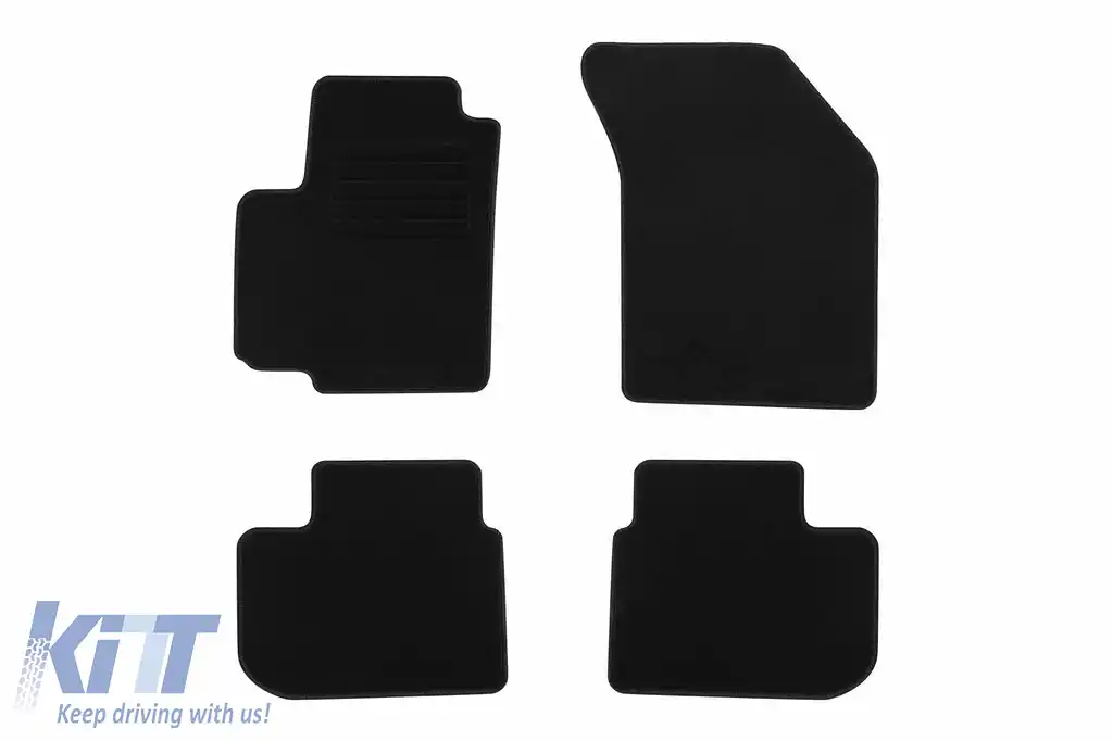 Mochete textile de la Rigum potrivite pentru Suzuki SX4 2006-2014, set de 4 bucăți, negru