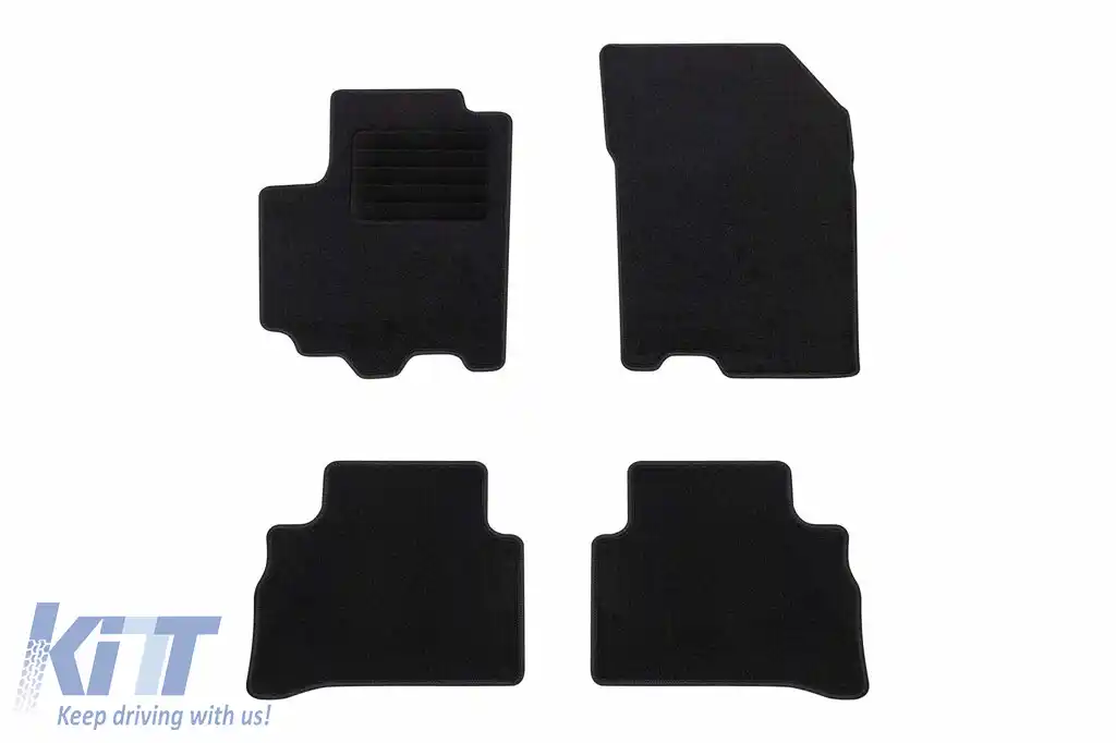 Mochete textile de la Rigum potrivite pentru Suzuki Vitara după 2015, set de 4 bucăți, negru