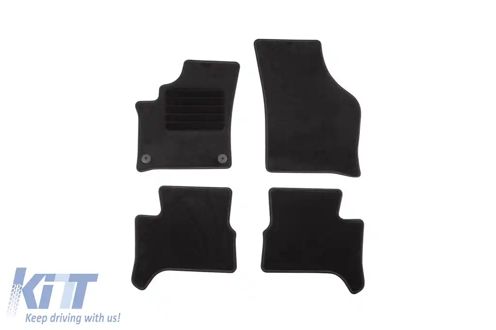 Mochete textile de la Rigum potrivite pentru Skoda Citigo e-iV după 2020, set de 4 bucăți, negru