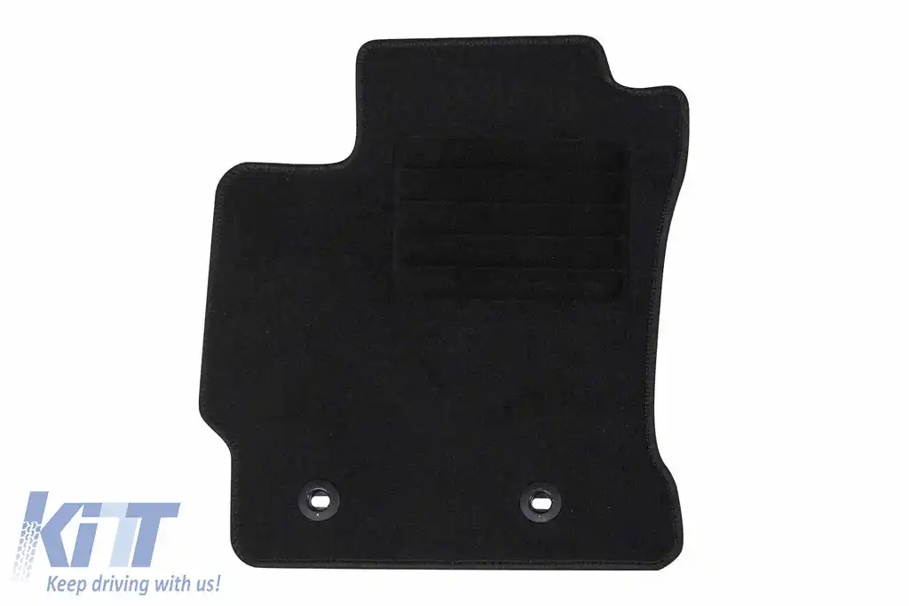 Mochete textile de la Rigum potrivite pentru Toyota Auris 2013-2018, set de 4 bucăți, negru-image-6246908