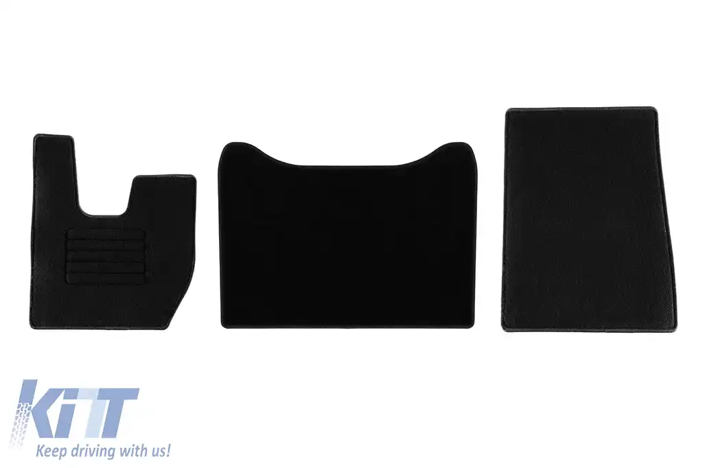 Mochete textile de la Rigum potrivite pentru Iveco S-Way după 2019, set de 3 piese, negru