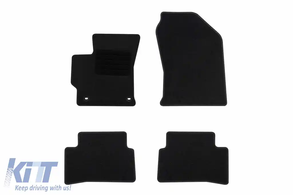 Mochete textile de la Rigum potrivite pentru Toyota Corolla E210 hatchback după 2019, set de 4 piese, negru