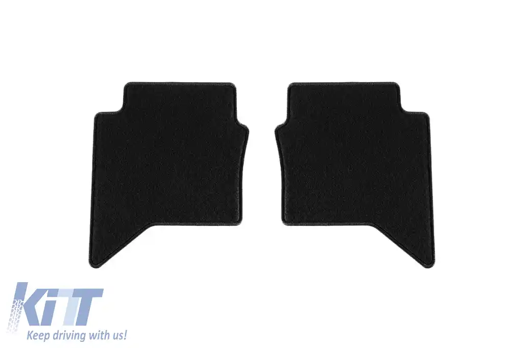 Mochete textile de la Rigum potrivite pentru Toyota Hilux 2005-2016 cu cabina simplă, set de 4 bucăți, negru-image-6246978