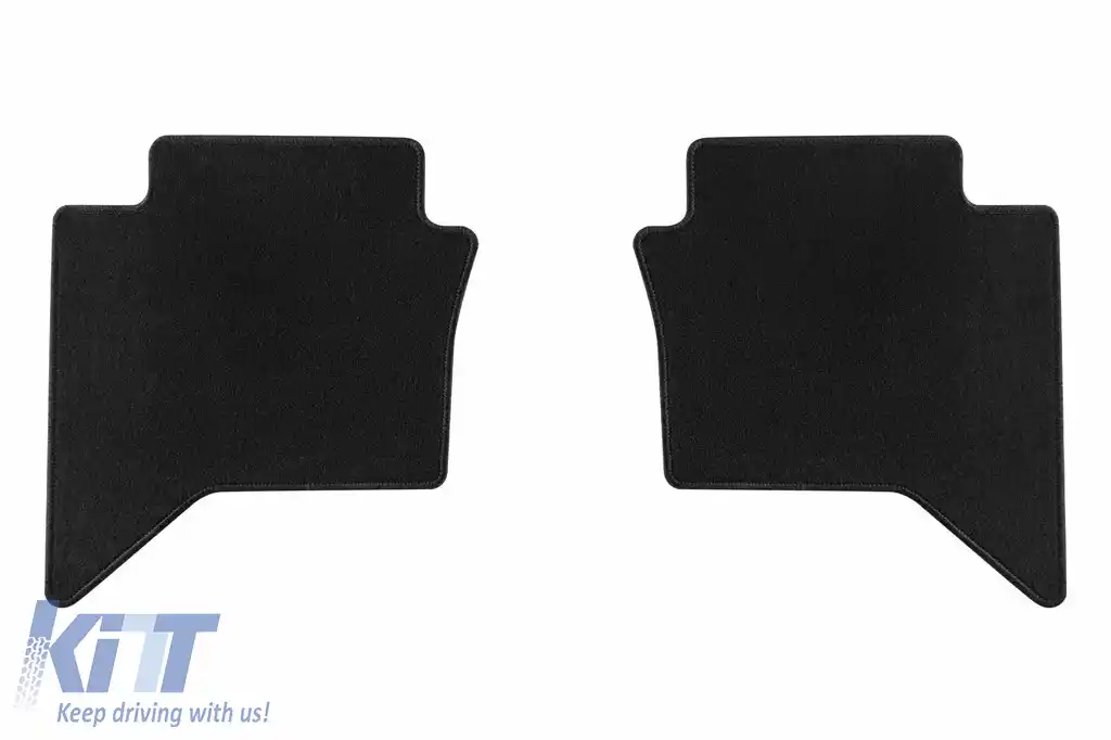 Mochete textile de la Rigum potrivite pentru Toyota Hilux după 2016, cu cabină dublă, set de 4 piese, negru-image-6246985