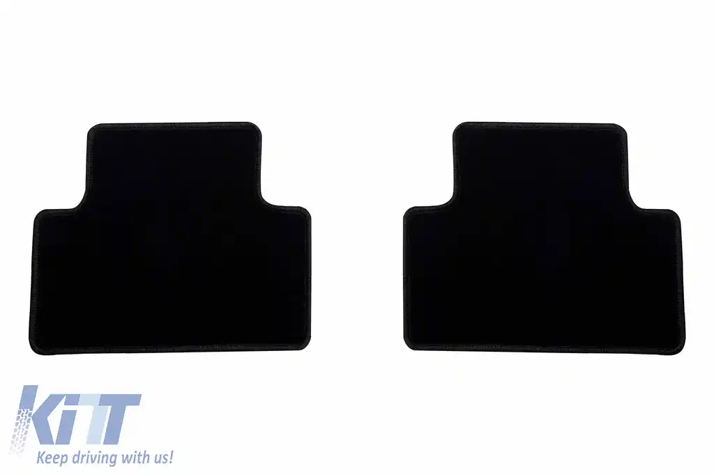 Mochete textile de la Rigum potrivite pentru Volvo S40 2005-2012, set de 4 bucăți, negru-image-6247034