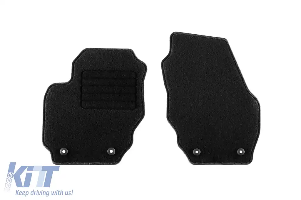Mochete textile de la Rigum potrivite pentru Volvo V70 2008-2016, set de 4 bucăți, negru-image-6247060