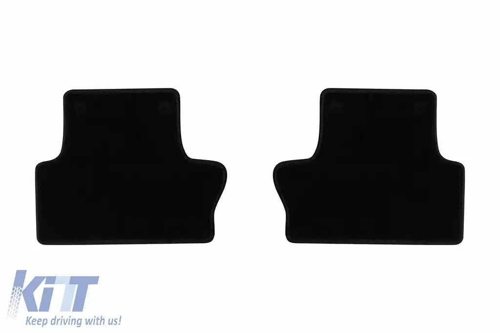 Mochete textile de la Rigum potrivite pentru Volvo XC60 2008-2017, set de 4 bucăți, negru-image-6247075