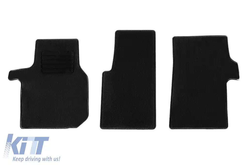Mochete textile de la Rigum potrivite pentru Volkswagen Crafter după 2017, set de 3 piese, negru