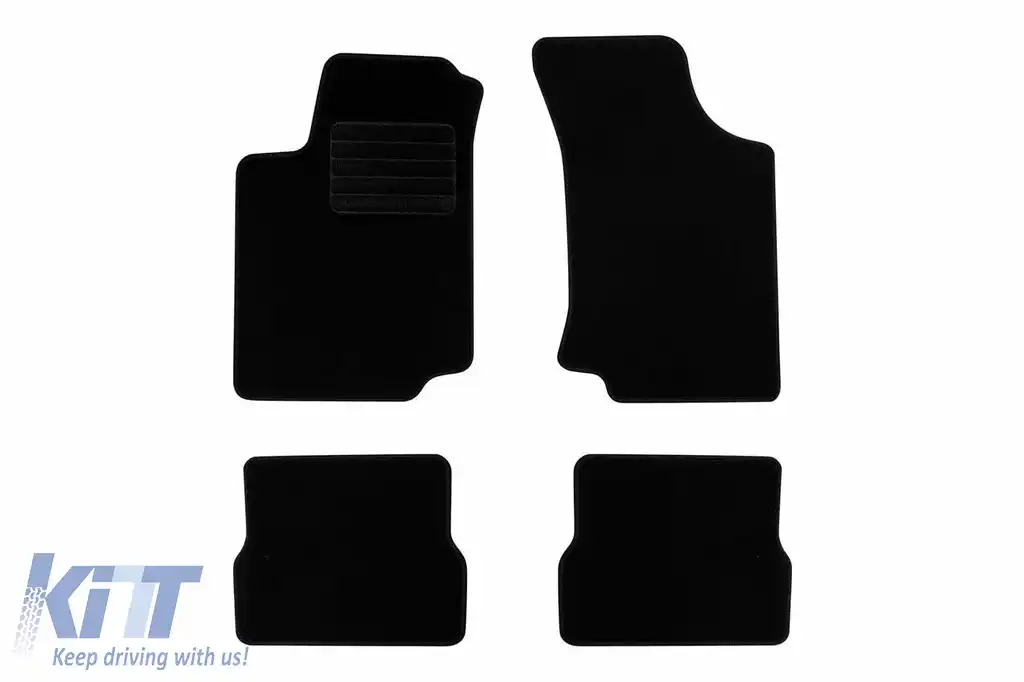 Mochete textile de la Rigum potrivite pentru Volkswagen Golf III 1991-1996, set de 4 bucăți, negru