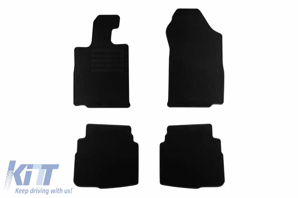 Mochete textile de la Rigum potrivite pentru Subaru Outback după 2021, set de 4 bucăți, negru