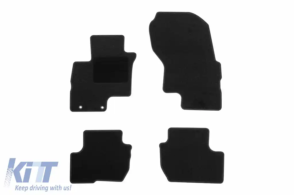 Mochete textile de la Rigum potrivite pentru Mitsubishi Eclipse Cross Phev după 2021, set de 4 bucăți, negru