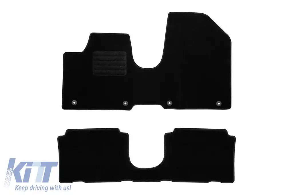 Mochete textile de la Rigum potrivite pentru Hyundai Ioniq 5 după 2021, set de 4 bucăți, negru