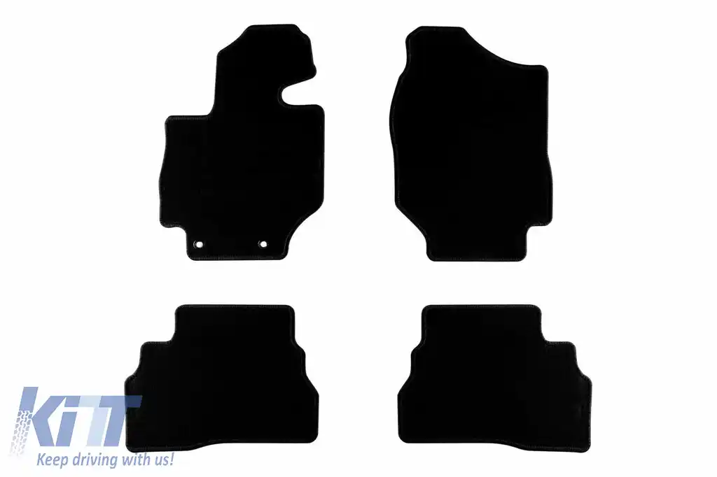 Mochete textile de la Rigum potrivite pentru Suzuki Jimny după 2021 cu transmisie automată și 5 locuri, set de 4 bucăți, negru