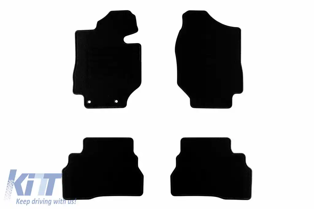 Mochete textile de la Rigum potrivite pentru Suzuki Jimny după 2021 cu transmisie manuală și 5 locuri, set de 4 piese, negru