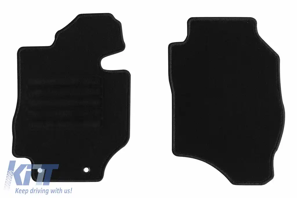 Mochete textile de la Rigum potrivite pentru Suzuki Jimny după 2021 cu transmisie manuală și 2 locuri, set de 2 bucăți, negru