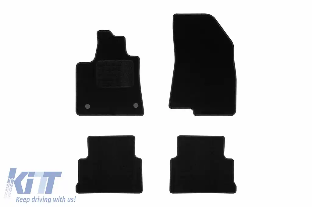 Mochete textile de la Rigum potrivite pentru Dacia Jogger după 2022, set de 4 bucăți, negru