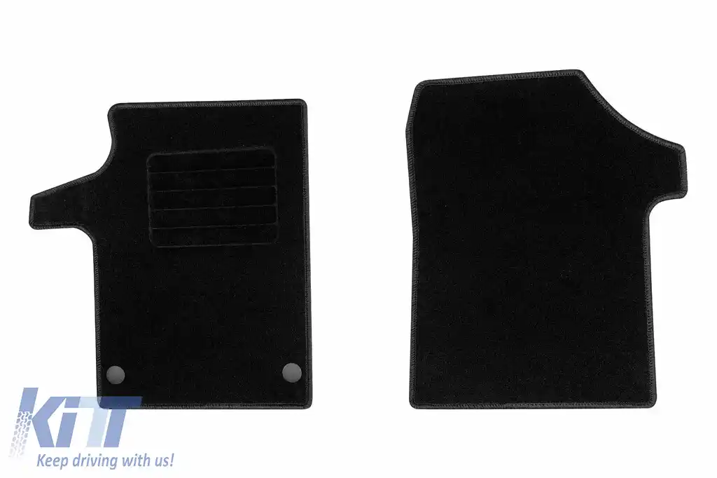 Mochete textile de la Rigum potrivite pentru Mercedes EQV după 2021, set de 4 bucăți, negru