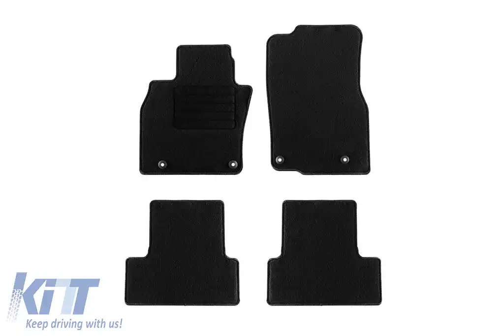Mochete textile de la Rigum potrivite pentru Mazda CX-60, CX-60 PHEV după 2022, set de 4 bucăți, negru