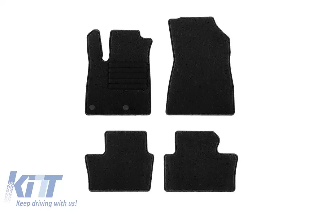 Mochete textile de la Rigum potrivite pentru Renault Austral după 2023, set de 4 bucăți, negru