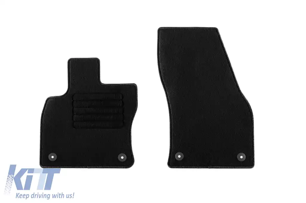 Mochete textile de la Rigum potrivite pentru Volkswagen Caddy 2M după 2021, set de 2 bucăți, negru