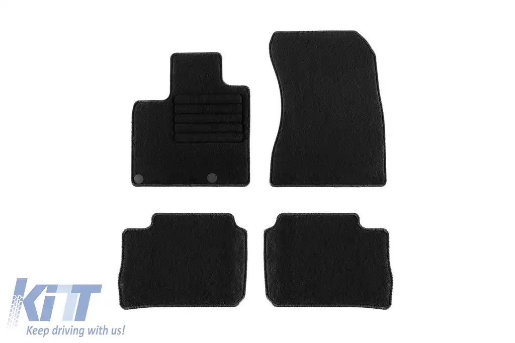 Mochete textile de la Rigum potrivite pentru Nissan Qashqai E-Power după 2022, set de 4 bucăți, negru