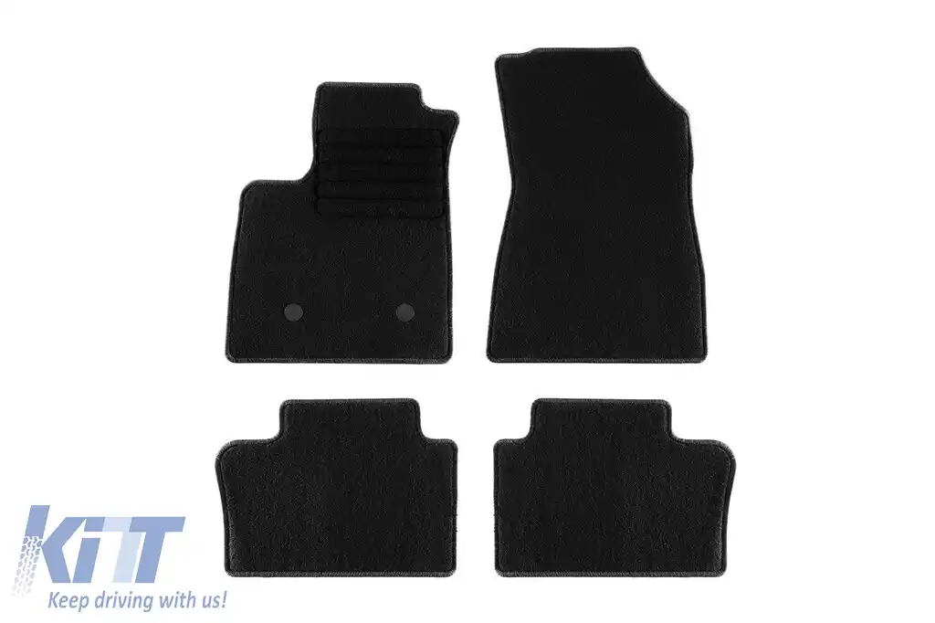 Mochete textile de la Rigum potrivite pentru Renault Austral Hybrid după 2023, set de 4 bucăți, negru