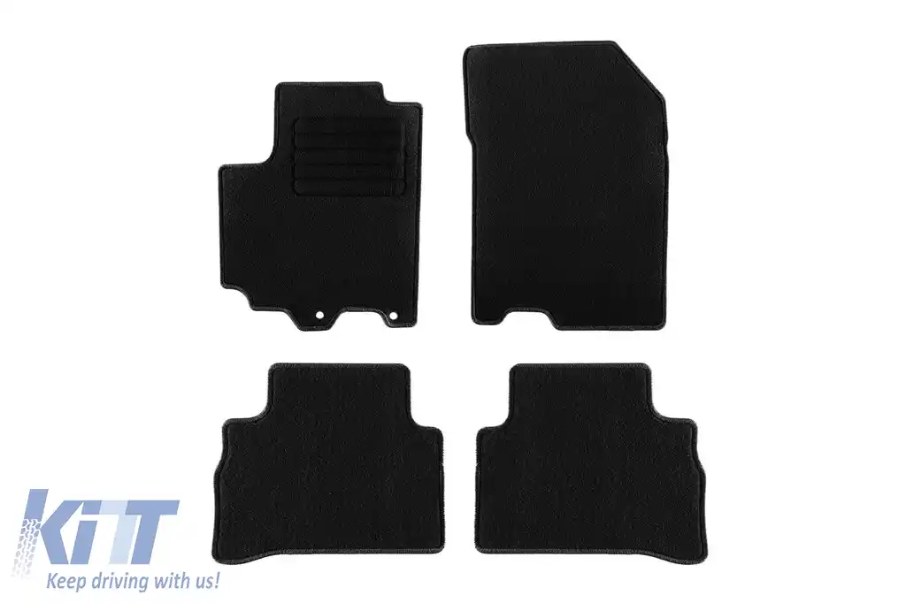 Mochete textile de la Rigum potrivite pentru Suzuki Vitara 1.4 Hybrid după 2020, set de 4 bucăți, negru