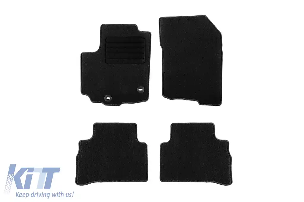Mochete textile de la Rigum potrivite pentru Suzuki Vitara 1.5 Hybrid după 2020, set de 4 bucăți, negru