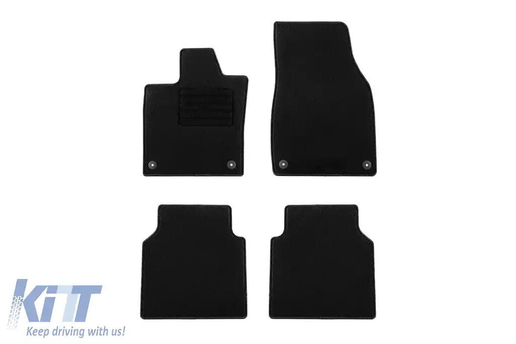 Mochete textile de la Rigum potrivite pentru Volkswagen ID. 7 după 2024, set de 4 bucăți, negru