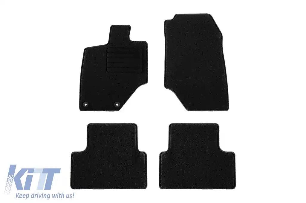 Mochete textile de la Rigum potrivite pentru Peugeot 3008 după 2024, set de 4 bucăți, negru