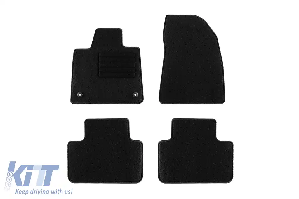 Mochete textile de la Rigum potrivite pentru Volvo EX30 după 2024, set de 4 bucăți, negru