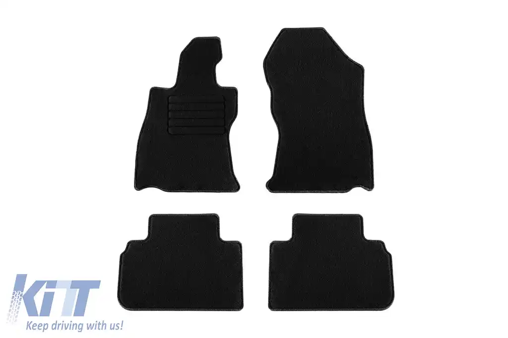 Mochete textile de la Rigum potrivite pentru Subaru Forester e-Boxer după 2020, set de 4 bucăți, negru