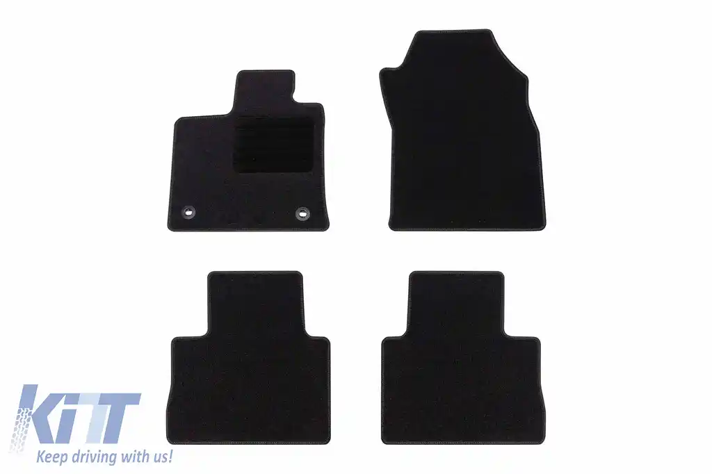 Mochete textile de la Rigum potrivite pentru Toyota RAV4 după 2019 cu transmisie automată, set de 4 bucăți, negru