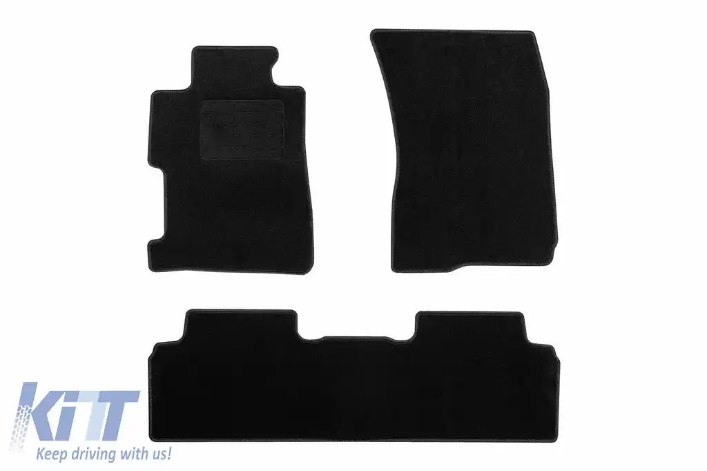 Mochete textile de la Rigum potrivite pentru Honda Civic Sedan 2006-2012, set de 4 bucăți, negru
