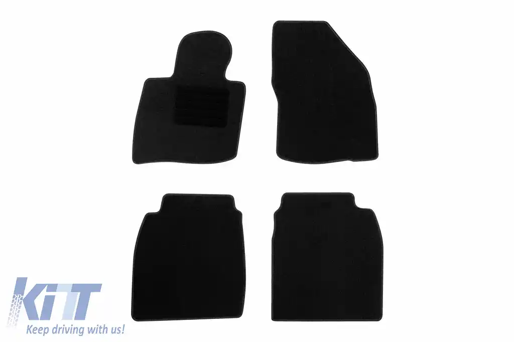 Mochete textile de la Rigum potrivite pentru Honda Civic 2006-2012 Hatchback, set de 4 bucăți, negru