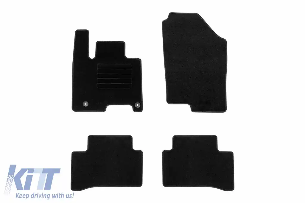 Mochete textile de la Rigum potrivite pentru Hyundai Tucson după 2021, set de 4 bucăți, negru