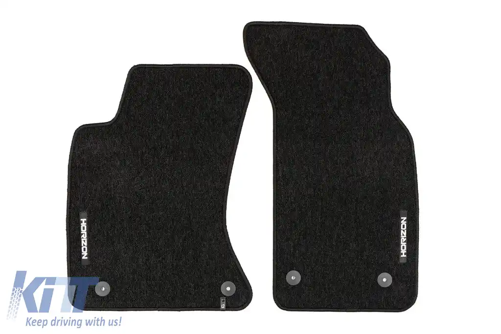 Mochete textile din seria Horizon de la Frogum potrivite pentru Audi A4 B5 1994-2001, set de 4 bucăți, negru-image-6254861
