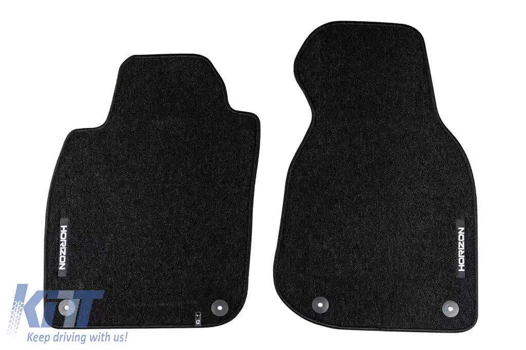 Mochete textile din seria Horizon de la Frogum potrivite pentru Audi A6 C5 1997-2004, set de 4 bucăți, negru-image-6254882