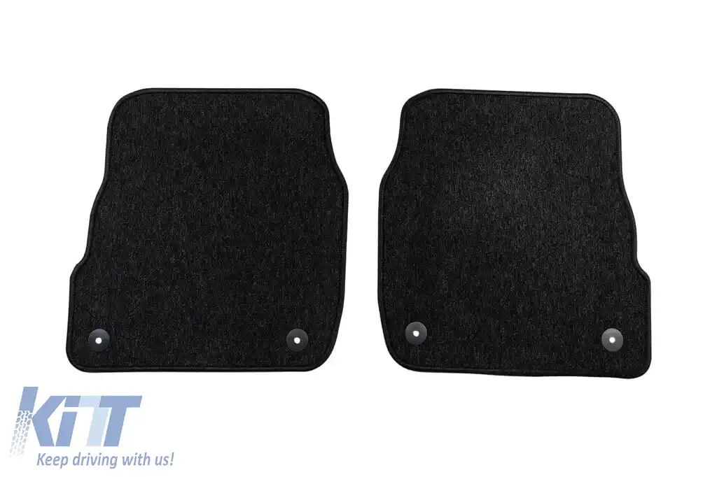 Mochete textile din seria Horizon de la Frogum potrivite pentru Audi A6 C5 1997-2004, set de 4 bucăți, negru-image-6254883