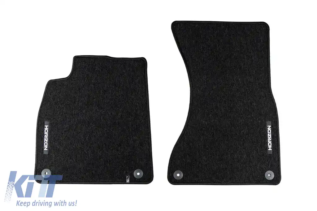 Mochete textile din seria Horizon de la Frogum potrivite pentru Audi A6 C7, A7 Sportback 2010-2018, set de 4 bucăți, negru-image-6254896
