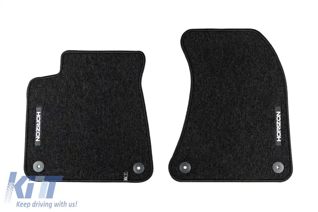 Mochete textile din seria Horizon de la Frogum potrivite pentru Audi A8 D4 2009-2017, set de 4 bucăți, negru-image-6254903