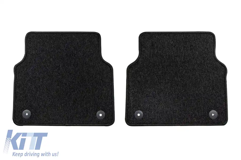 Mochete textile din seria Horizon de la Frogum potrivite pentru Audi A8 D4 2009-2017, set de 4 bucăți, negru-image-6254904