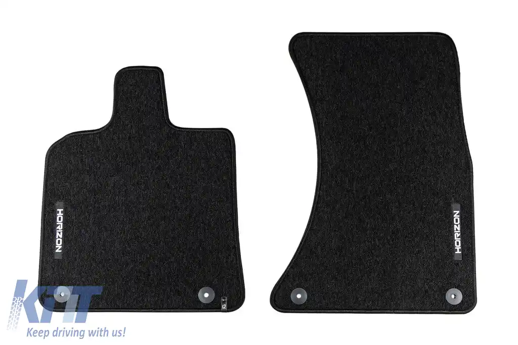 Mochete textile din seria Horizon de la Frogum potrivite pentru Audi Q5 2008-2016, set de 4 bucăți, negru-image-6254910