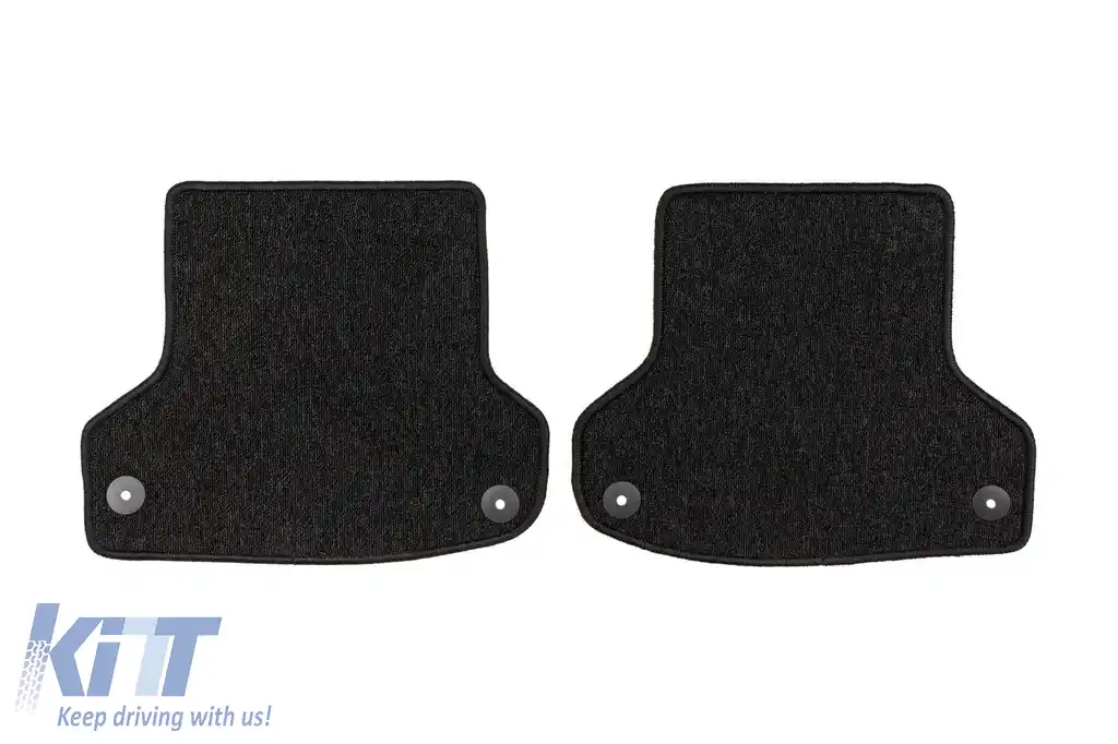Mochete textile din seria Horizon de la Frogum potrivite pentru Audi A3 8P, A3 Sportback 8P 2003-2013, set de 4 bucăți, negru-image-6254925