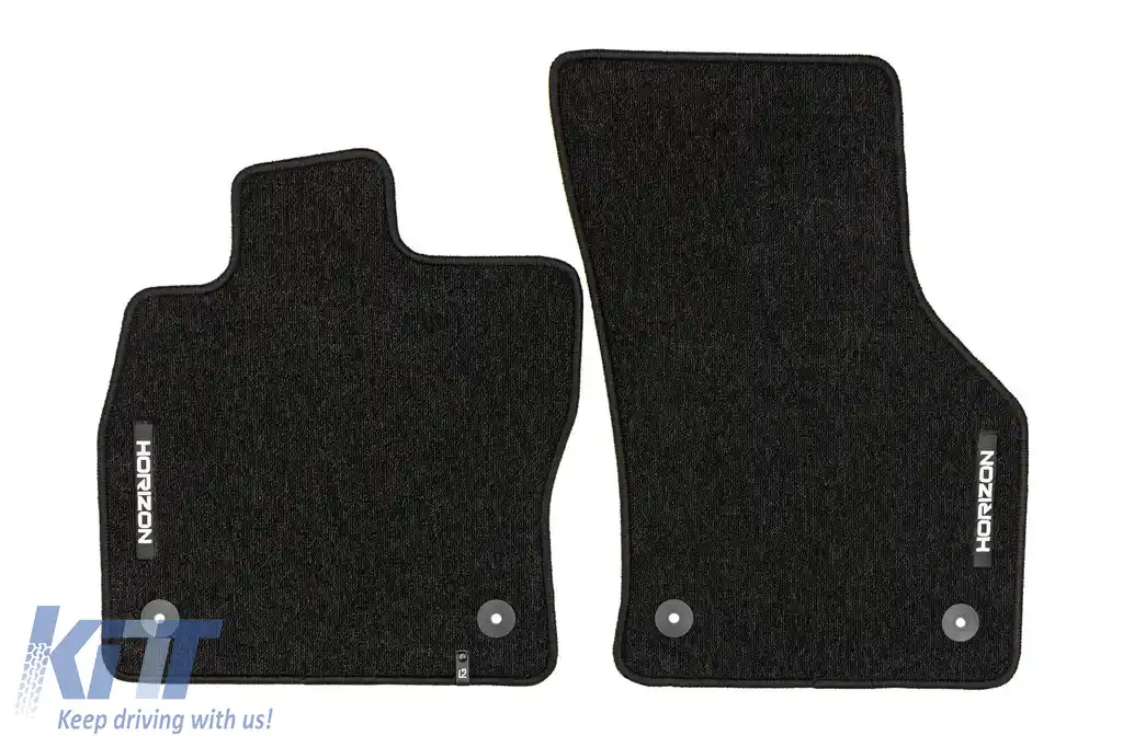 Mochete textile din seria Horizon de la Frogum potrivite pentru Audi A3 hatchback după 2020, set de 4 bucăți, negru-image-6254931