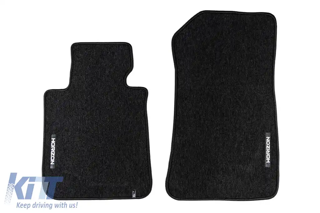 Mochete textile din seria Horizon de la Frogum potrivite pentru BMW 1 seria E81 hatchback 2004-2011, E82 coupe 2007-2013, set de 4 bucăți, negru-image-6254938