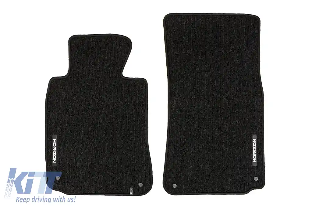 Mochete textile din seria Horizon de la Frogum potrivite pentru BMW 5 series E39 sedan, estate 1995-2003, set de 4 bucăți, negru-image-6254952