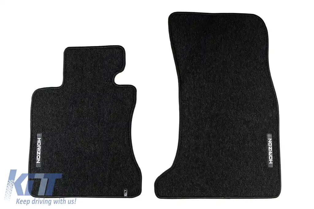 Mochete textile din seria Horizon de la Frogum potrivite pentru BMW 5 series E60 sedan, E61 estate 2003-2010, set de 4 piese, negru-image-6254959