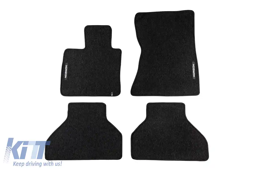 Mochete textile din seria Horizon de la Frogum potrivite pentru BMW X5 E70 2006-2013, set de 4 bucăți, negru